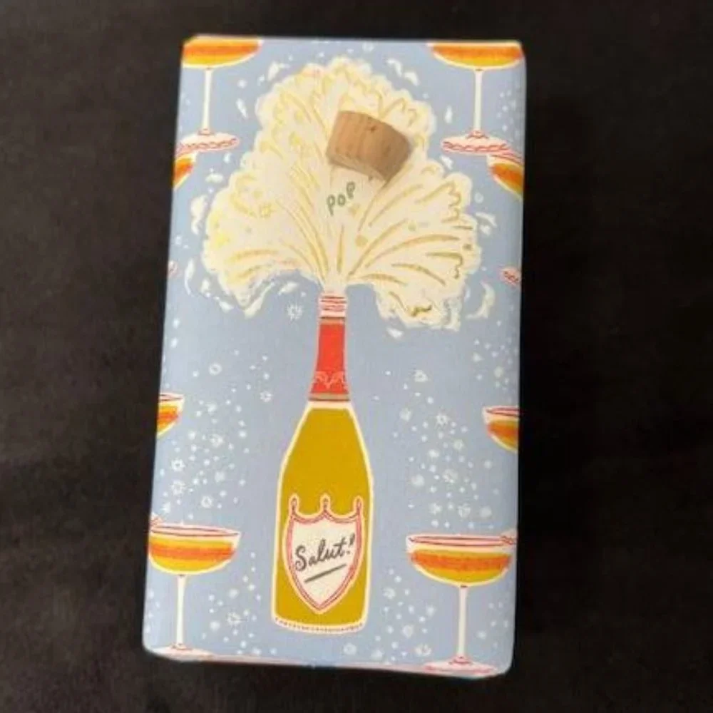 Anthropologie George & Viv Holiday Bar Soap - Champagne Bottle (Bubbly) NWT